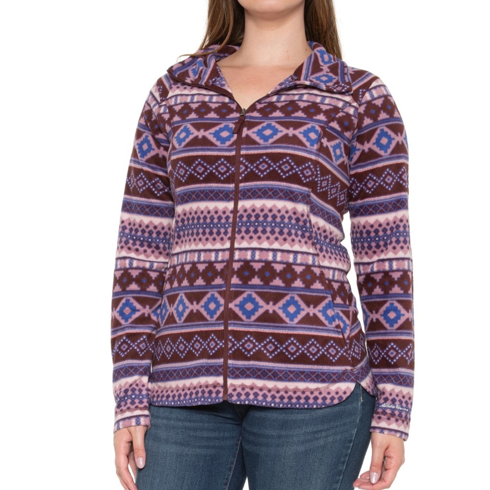 Eddie Bauer Fleece Pattern Jacket
